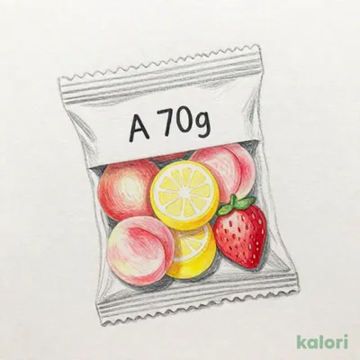 くすり屋さんちののど飴　フルーツアソート　７０ｇ(ﾌﾙｰﾂ)
