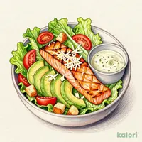 Salmon Avocado Caesar