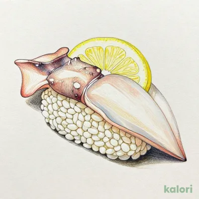 Squid & Cuttlefish Nigiri Sushi