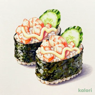 Shrimp Salad Gunkan Sushi