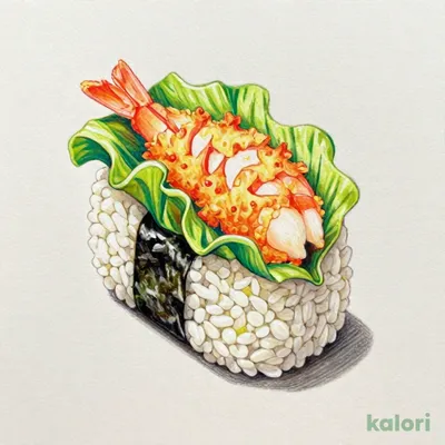 Fried Shrimp Sushi Roll