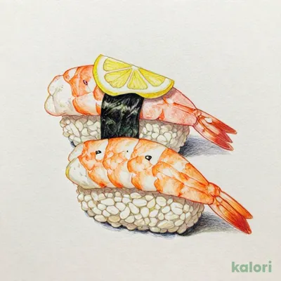 Seared Shrimp Sushi