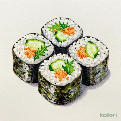 Cucumber and Shiso Sushi Roll