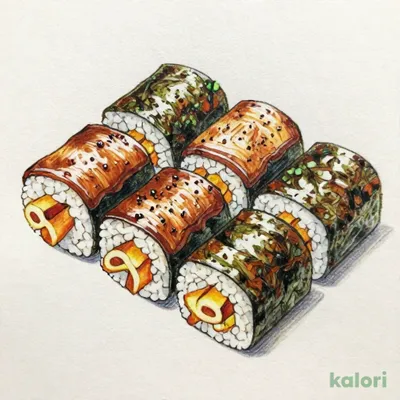 Sweet Gourd Sushi Roll