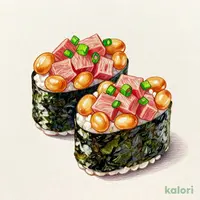 Tuna and Natto Gunkan Sushi