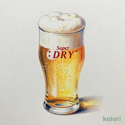 Asahi Super Dry Beer (Glass)