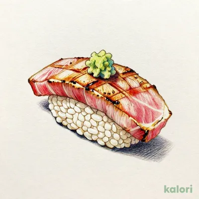 Seared Bluefin Fatty Tuna Nigiri (1 pc)