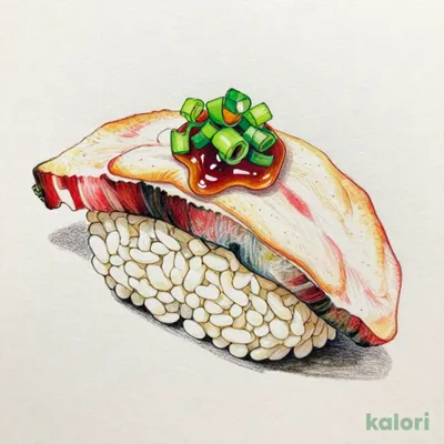 Fresh-Caught Yellowtail Belly Nigiri (1 pc)
