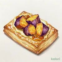 ごろっとお芋とりんごのパイ