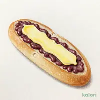 たっぷりあんバターフランスパン