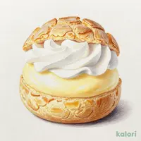 クリームたっぷりツインシュー(ホイップ&カスタード)