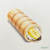まるごと１本バナナクレープ