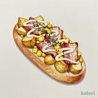 じゃがバターコーンマヨネーズパン(北海道じゃがいも使用)