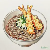 冷しとり天鬼おろしそば