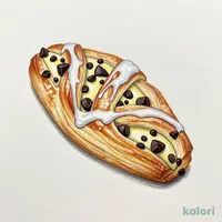 大きなシュガーデニッシュ（粒チョコ）