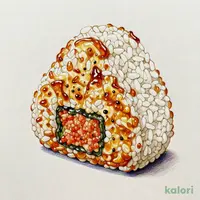 大きな焼おむすび　明太子マヨネーズ