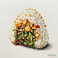 揚げ玉まぶしおにぎり