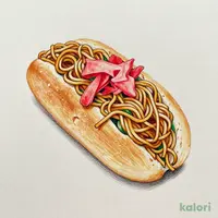 こだわりソースのたっぷり焼きそばパン