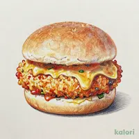 台湾バーガー風(カレーメンチ)