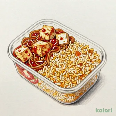 ボリューム弁当（麻婆豆腐＆焼そば）