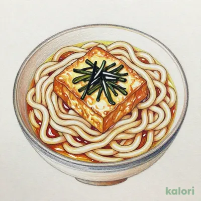 釜炊きお揚げのきつねうどん