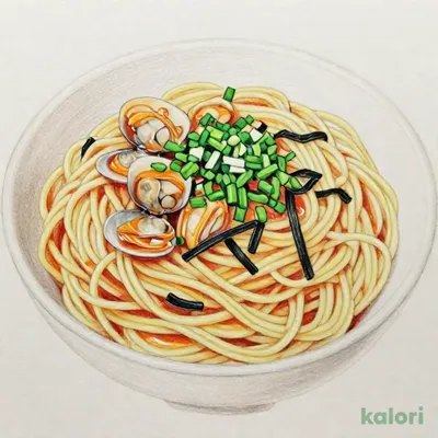 あさりと青ねぎの和風スパゲティ