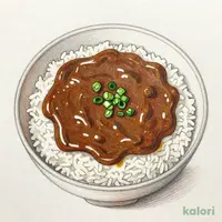 おだしの効いた和風カレー丼