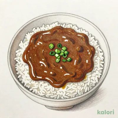 おだしの効いた和風カレー丼