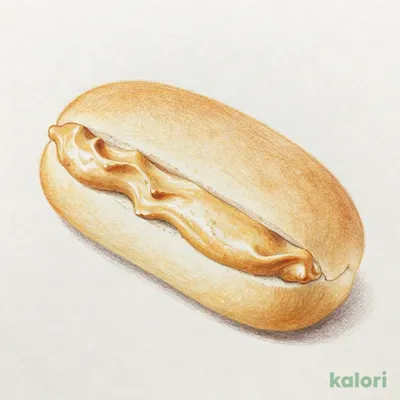 コッペパン（ピーナッツクリーム）大盛り