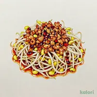 やや辛い肉味噌もやし