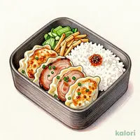 肉汁焼餃子＆ 特製炙りチャーシュー弁当