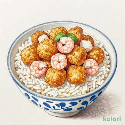 小海老・小柱・磯天 だし茶漬け