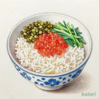 明太子と高菜 だし茶漬け