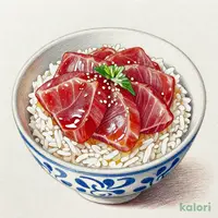 漬け鮪の漁師風 だし茶漬け