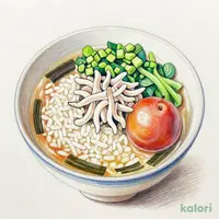 釜揚げしらすと南高梅 だし茶漬け
