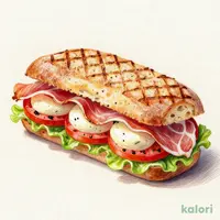 生ハムモッツァレラトマト ホットサンド