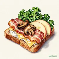 Camembert, Bacon, and Apple Sandwich