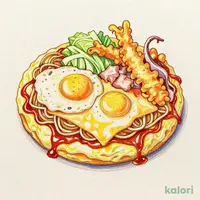 たっぷりチーズ（お好み焼き）