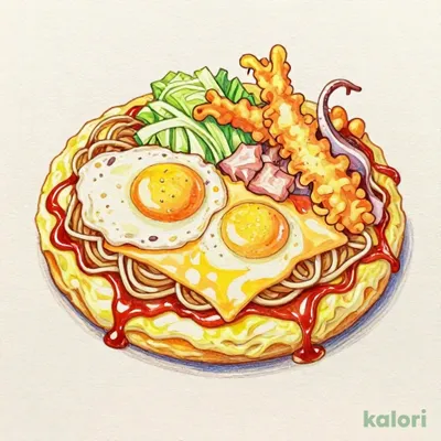 たっぷりチーズ（お好み焼き）