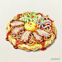肉玉イカ天（お好み焼き）