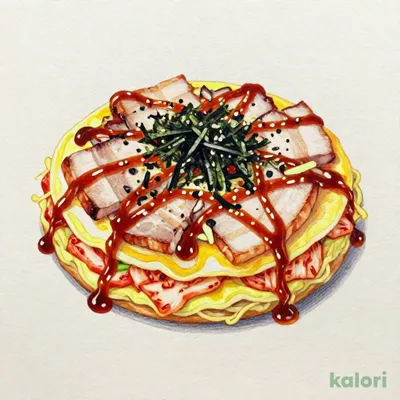 肉玉キムチ（お好み焼き）
