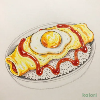 おこさまオムライス（ゼリーつき）
