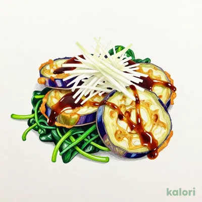 なすとほうれん草のおろし和え