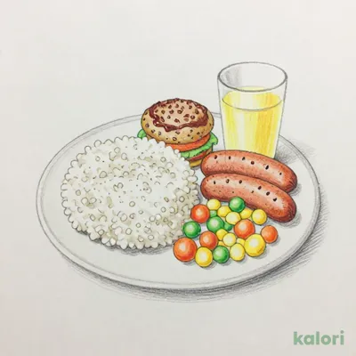 低アレルゲンプレート(りんごジュースつき)