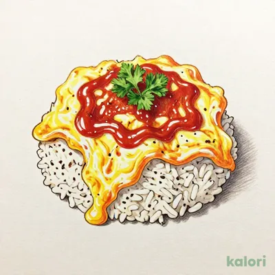 Omurice with Special Ketchup