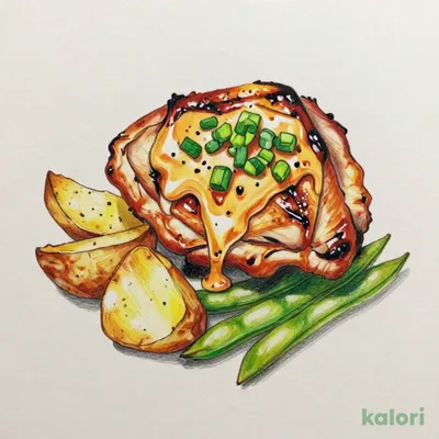 Grilled Chicken with Soy Butter Sauce