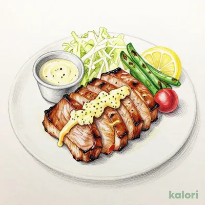 Sous-vide Thick-cut Roast Pork Steak