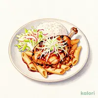 おろしチキン&ミートペンネグラタン