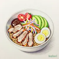 ベジ和えそば～１日に必要な野菜量の1/3が摂れる