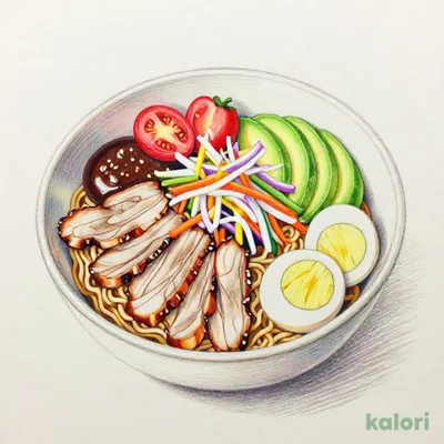 ベジ和えそば～１日に必要な野菜量の1/3が摂れる